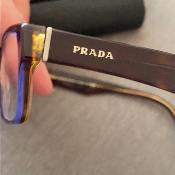 Prada glasses tortoise with a hint of blue - Picture 2 of 4